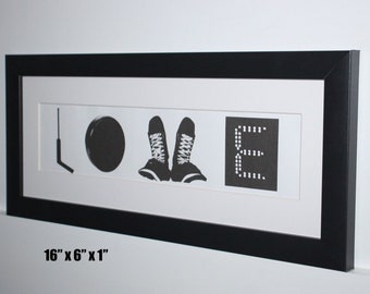 Hockey "LOVE" Frame