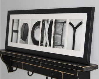 "HOCKEY" Photos - Letter Art