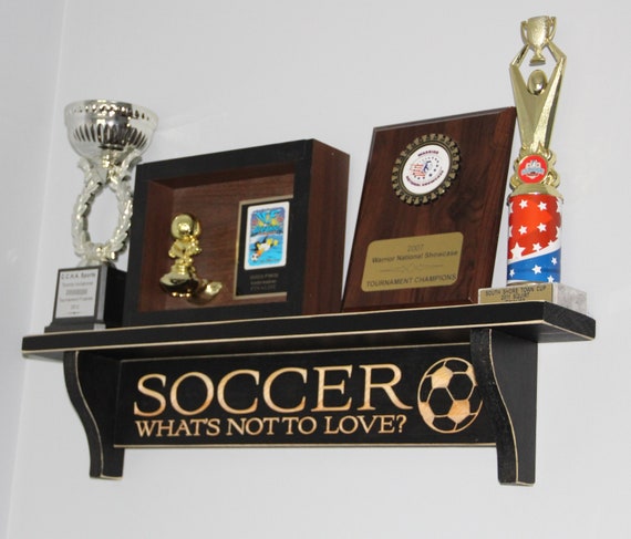 Soccer Mom Soccer Decor Soccer Trophy Shelf Soccer Gift Soccer Shelf Soccer Coach Gift Soccer Bedroom Soccer Room Decor Soccer Gifts Soccer