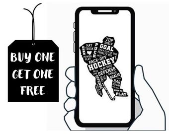 Hockey Player  - Decal