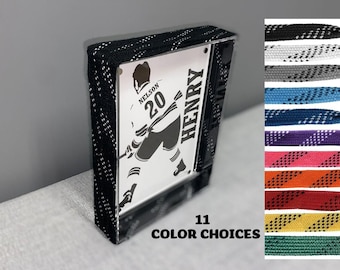 Hockey Laces Custom Name Photo Frame, 5x7