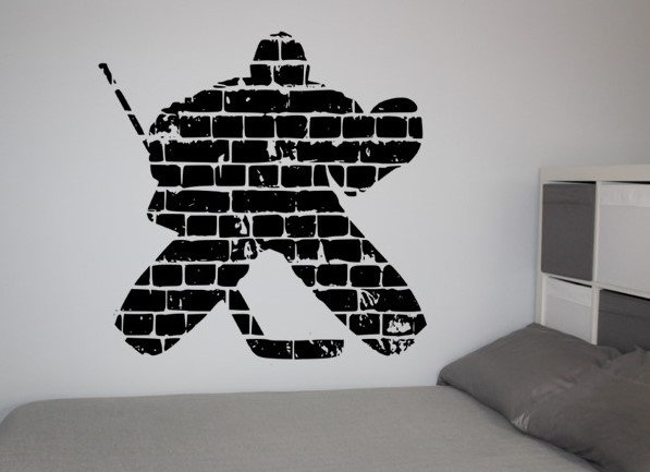 Hockey Goalie Wall Decal - Hockey Goalie Wall Decals Hockey Goalie Wall Decal - Hockey Goalie Wall Decals