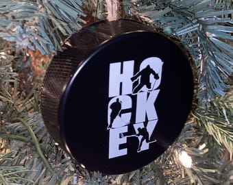 Hockey Puck Ornament