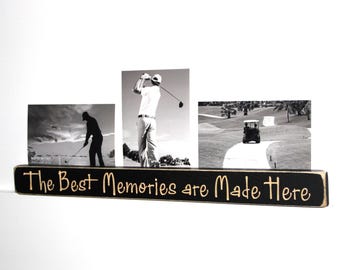 The Best Memories Happen Here - Triple Photo Sign
