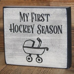 Hockey Baby Sign, Hockey Newborn Room Decor, Hockey Nursery Decor, Hockey Baby Gift, Hockey Baby Shower Gift, Hockey Mom Gift, Hockey Dad