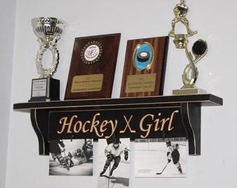 Hockey Girl - Shelf w/ Photos