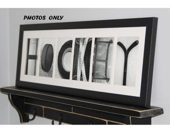 "HOCKEY" Letter Art Photos