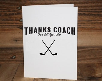 Coach Greeting Card