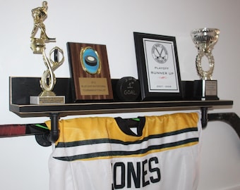 Hockey Shelf with Industrial Pipes