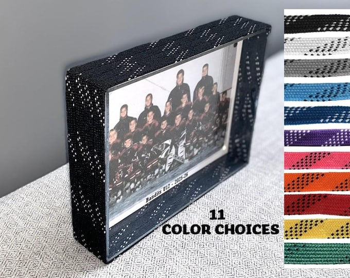 Featured listing image: Hockey Laces Coach Photo Frame, 5x7 or 4x6