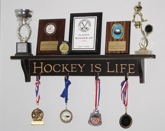 Hockey is Life - Trophy Shelf