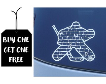 Hockey Goalie Car Decal