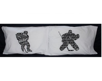 Hockey Player Pillowcase