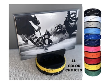 Hockey Puck Photo Display