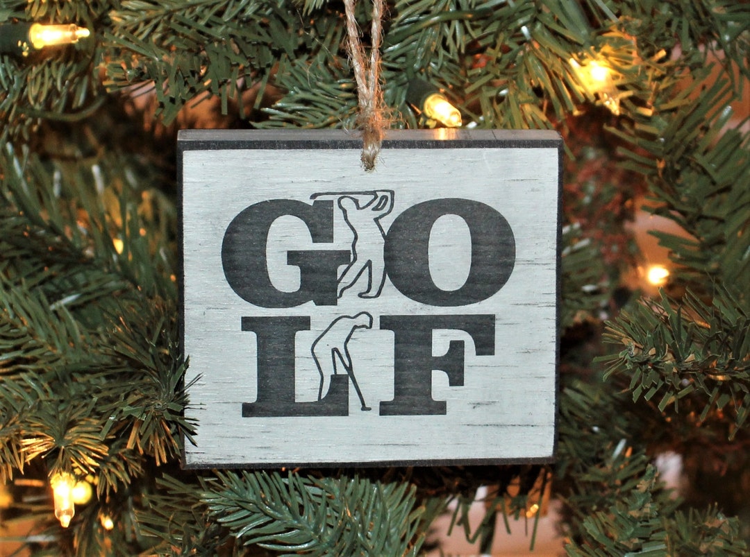 Golf Ornamentsigngolf Room Gifts for Mengolf Etsy