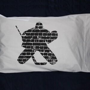 Hockey Pillowcase,Hockey Gift,Hockey Tournament,Goodie Bags,Swag Bag,Hockey Bedding,Hockey Bedroom,Hockey Gift Idea,Hockey Sheets,Room Decor image 3