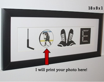 Hockey "LOVE" Frame