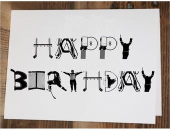 Hockey Birthday Card