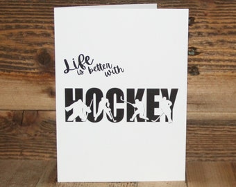 Hockey Greeting Card