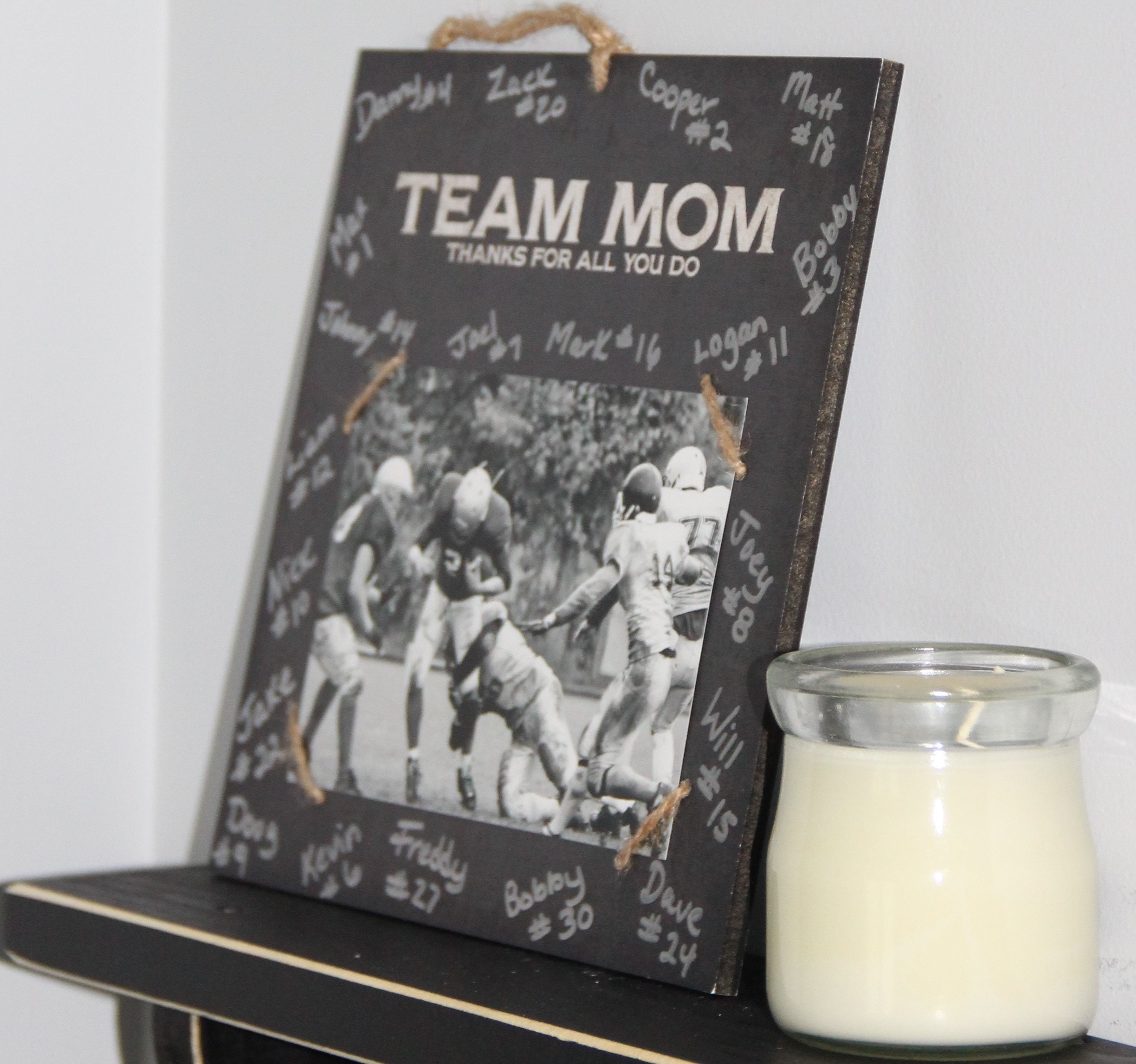 Football Team Mom Gift IdeasTeam Mom FrameTeam Mom Photo Etsy