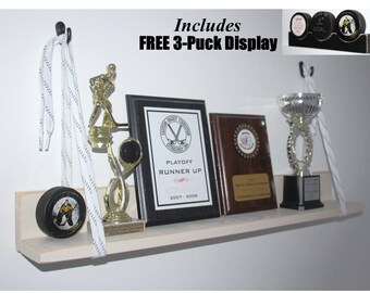 Hockey Shelf with Laces