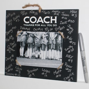 Coach Gift,Best Coach,Frame,Photo Display,Team,Soccer,Baseball,Lacrosse,Softball,Track,Volleyball,Hockey,Basketball,Thank You Team Gift