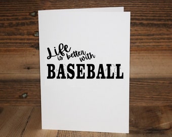 Baseball Greeting Card