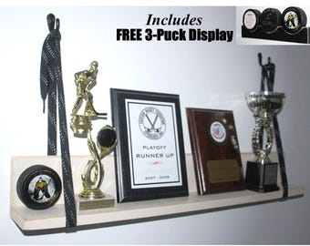 Hockey Shelf with Laces