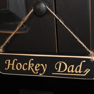 Hockey Dad Gift,Hockey Dad Photo Display,Hockey Room Decor,Hockey Mom Gift Idea,Gift for Hockey Dad,Hockey Mom Frame,Hockey Family Frame image 4