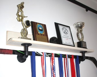 Hockey Shelf with Industrial Pipes