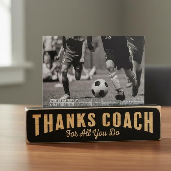 Coach Photo Display: Wood Frame, Sign or Ornament