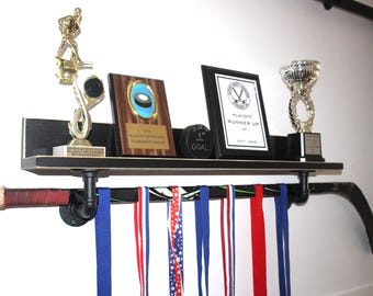 Hockey Shelf with Industrial Pipes