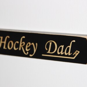 Hockey Dad Gift,Hockey Dad Photo Display,Hockey Room Decor,Hockey Mom Gift Idea,Gift for Hockey Dad,Hockey Mom Frame,Hockey Family Frame image 3