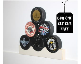 Hockey Stick Puck Display