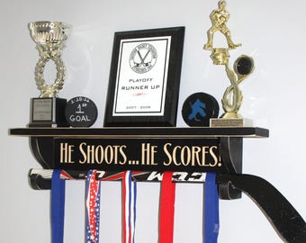 He Shoots... He Scores!  - Trophy Shelf