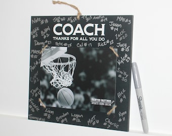 COACH  -  Thanks for all you do -  Photo/Sign