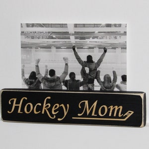 Hockey Dad Gift,Hockey Dad Photo Display,Hockey Room Decor,Hockey Mom Gift Idea,Gift for Hockey Dad,Hockey Mom Frame,Hockey Family Frame image 5