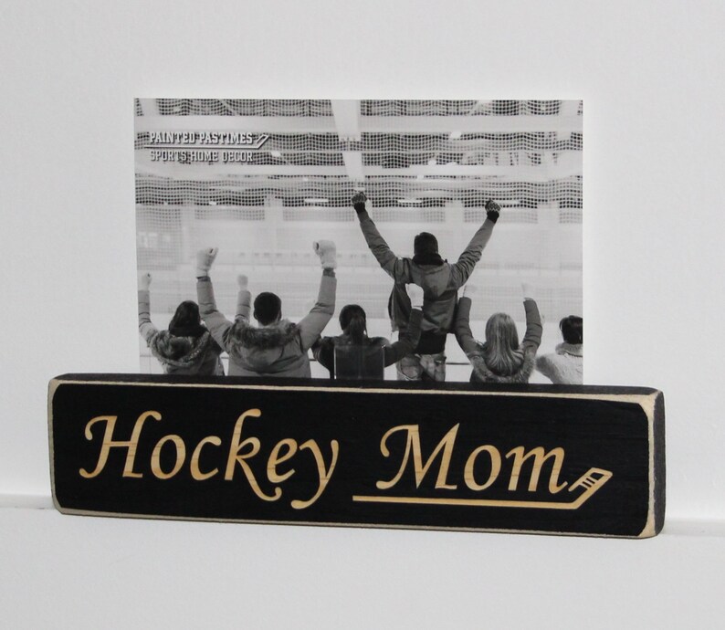 Hockey Dad Gift,Hockey Dad Photo Display,Hockey Room Decor,Hockey Mom Gift Idea,Gift for Hockey Dad,Hockey Mom Frame,Hockey Family Frame image 5