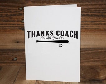 Coach Greeting Card
