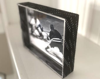 Hockey Laces Photo Frame, 5x7 or 4x6