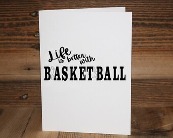 Basketball Greeting Card