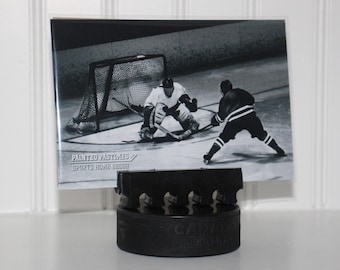 Hockey Puck Photo Display