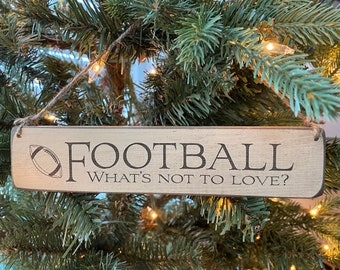Football Ornament,Football Gift,Football Coach Gift,Football Mom,Football Bedroom,Football Player Gift,Football Room Decor,Football Team Mom