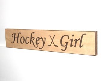 Hockey Girl - Sign