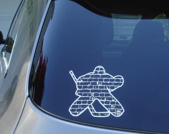 Hockey Goalie Car Decal