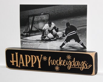 Happy Hockeydays -  Photo Sign