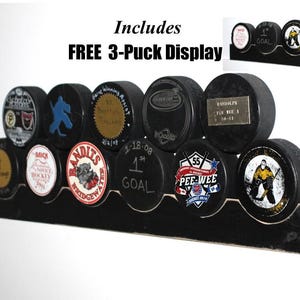 Hockey Puck Display Rack, Hockey Player Gift, Hockey Puck Holder, Hockey Mom, Hockey Room Decor, Best Hockey Gift, Hockey Bedroom, Birthday