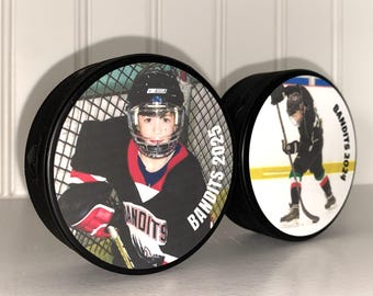 Hockey Photo Puck - Double