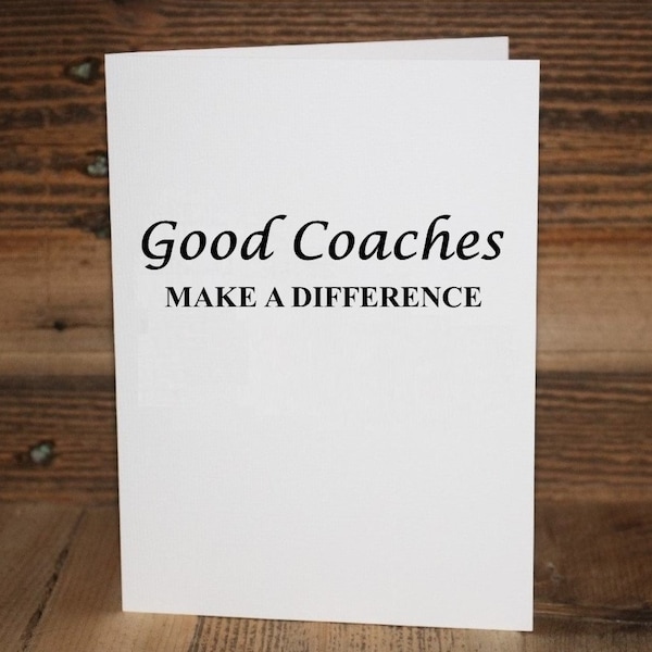 Coach Card,Thank You Card,Thanks Coach,End of Season Coach Card,Gift for Coach,Basketball,Hockey,Soccer,Lacrosse,Baseball,Football,Wrestling