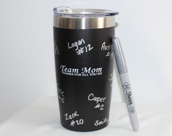 Team Mom Travel Tumbler